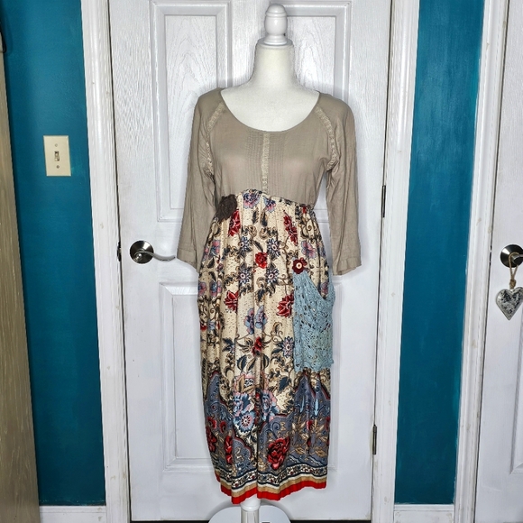 Handmade Upcycled CottageCore Dress Small - Picture 8 of 9